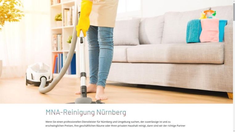 frankencom Webdesign MNA Reinigung