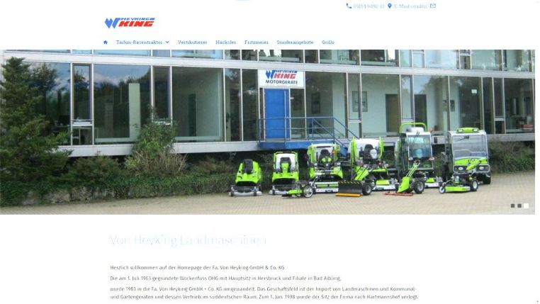 frankencom Webdesign Landmaschinen