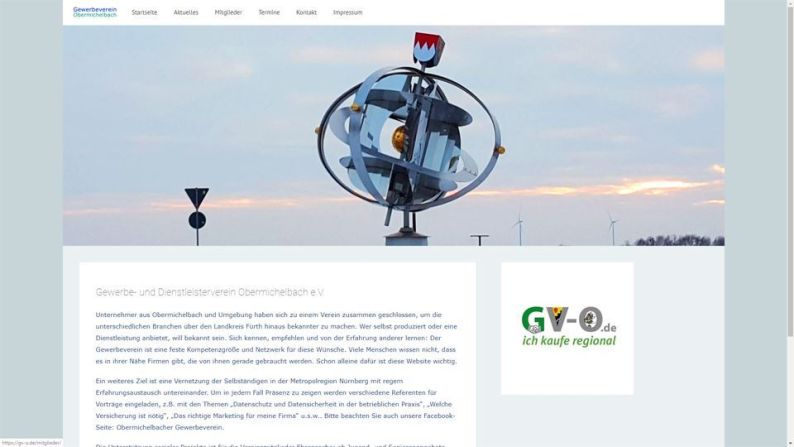 frankencom Webdesign Gewerbeverein Obermichelbach